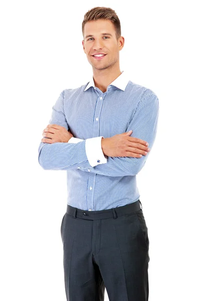 Retrato de un hombre de negocios guapo y seguro —  Fotos de Stock