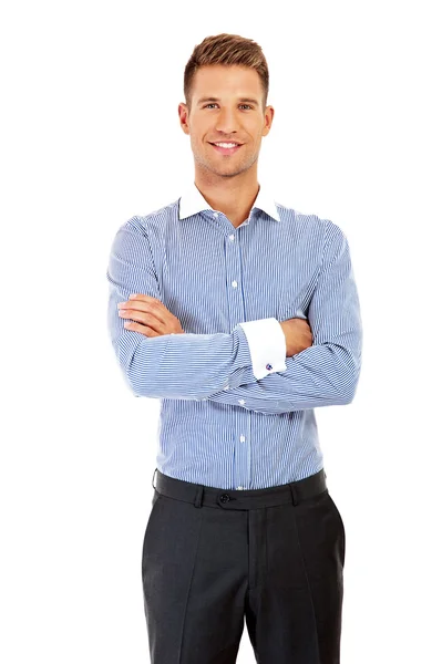 Retrato de un hombre de negocios guapo y seguro —  Fotos de Stock