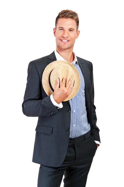 Handsome young businessman — Stock Photo, Image