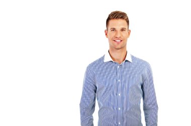 Kendine güvenen iş adamı - Over izole