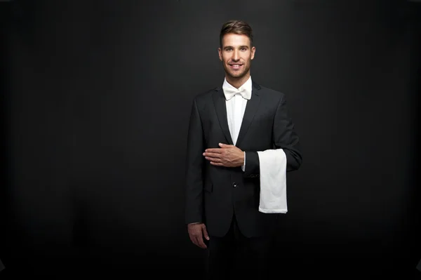 Professional waiter — Stock Photo, Image