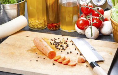 çiftlik taze havuç çok renkli ve dan koparıp taze sarımsak