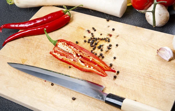 Chili hot peppers — Stock Photo, Image