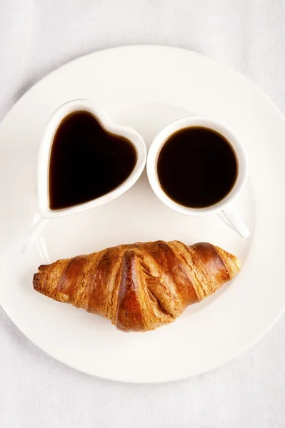 Úsměv pro sladkou snídani s láskou — Stock fotografie