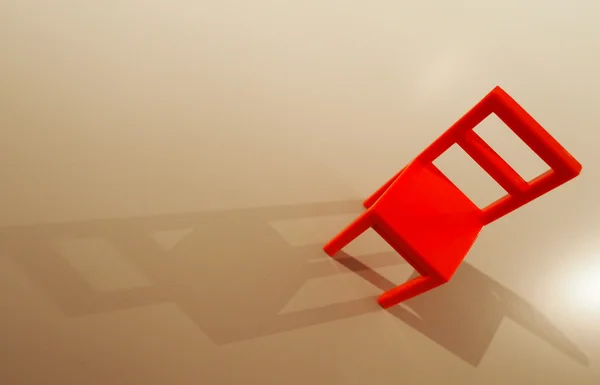 Kırmızı sandalye — Stok fotoğraf