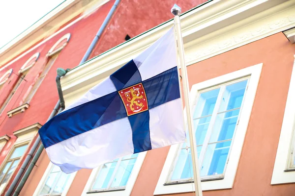 Drapeau finlandais — Photo