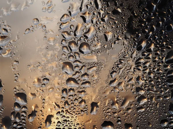 Water drops on a window — Stock Photo, Image