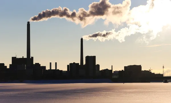 Fabrik Stockfoto