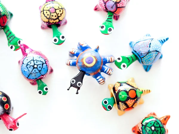 Tortugas mexicanas de juguete Imágenes de stock libres de derechos