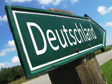 Deutschland yol levhası