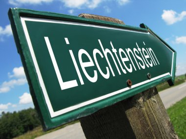 Liechtenstein yol levhası