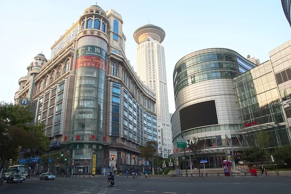 Центр города Шанхай — стоковое фото