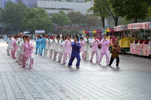 Taiji quan Shanghai — Stok fotoğraf