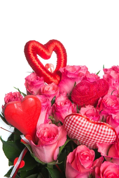 Bouqet rosor - alla hjärtans dag — Stockfoto