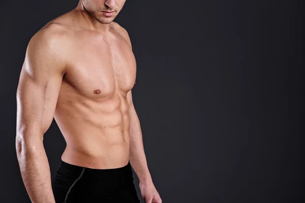 Sexy muscolare uomo — Foto Stock