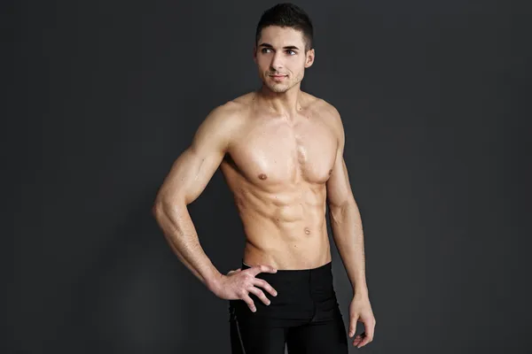 Sexy muscolare uomo — Foto Stock