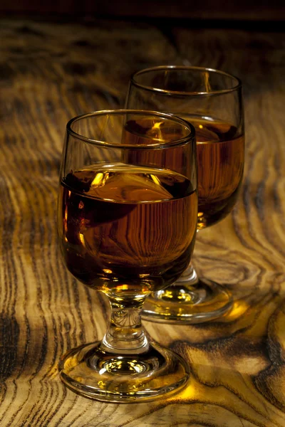 Rum in glass — Stock Photo, Image