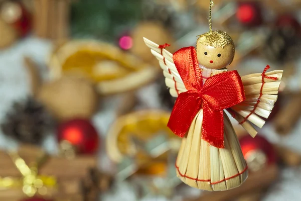 Handmade christmas angel Stock Image