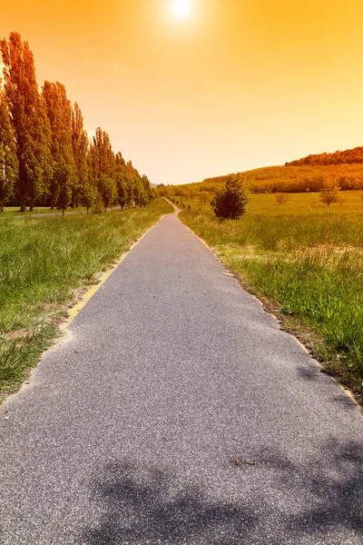 Fiets weg — Stockfoto