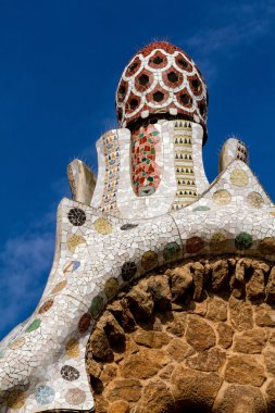 ilginç desenleri mota barcelona park Güell