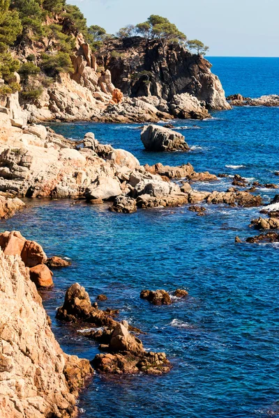 Detalle de la costa española — Foto de Stock