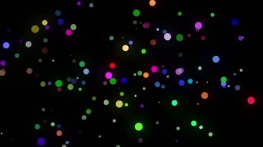 Background with different colors circles