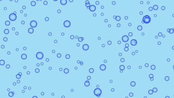 Background with different colors circles — Stockvideo