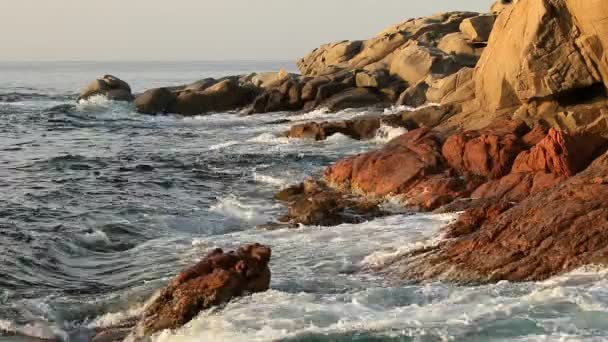 Litoral em Espanha (Costa Brava ) — Vídeo de Stock