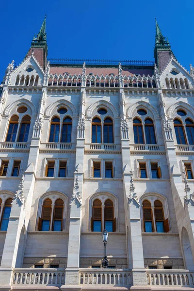 Famoso Edifício Parlamento Húngaro Budapeste — Fotografia de Stock