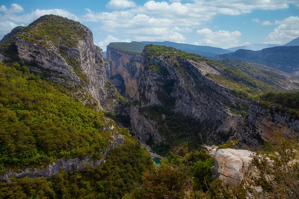 Verdon Gorge French Gorges Verdon River Canyon Located Provence Alpes — Stock fotografie