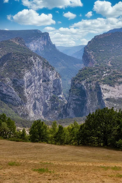 Verdon Gorge French Gorges Verdon River Canyon Located Provence Alpes — Stockfoto