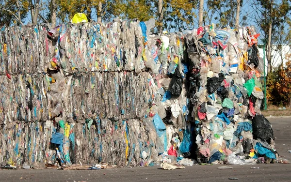 塑料回收 — 图库照片