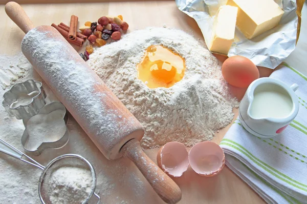 Backen in der Küche — Stockfoto