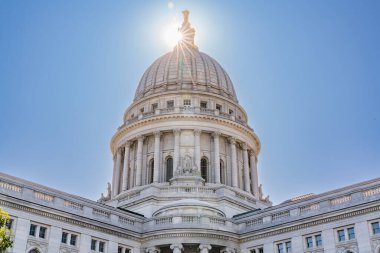 Dome of the Wisconsin State Capitol Building in Madison, Wisconsin