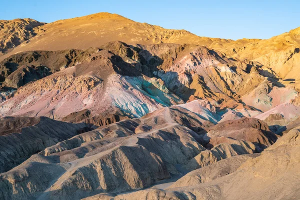 Colorful Mineral Deposits Mountains Death Valley National Park Known Artists — Foto de Stock