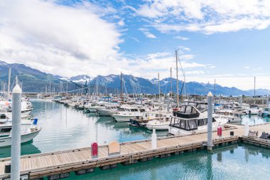 Seward, Alaska 'daki yat limanı Diriliş Körfezi' ne giden birçok spor ve ticari gemiye ev sahipliği yapar..
