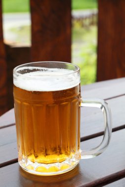 bira bardağı şehir Restoran açık bir tablo