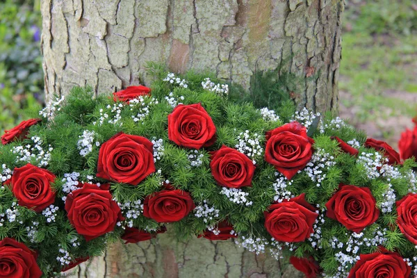Detail of a funeral wreath — Stock Photo, Image