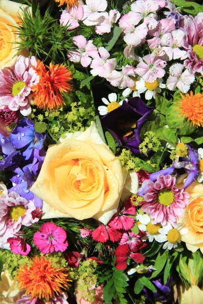 Mixed bouquet in bright colors — Stock Photo, Image