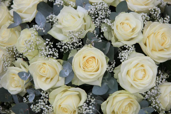 White wedding flowers — Stock Photo, Image