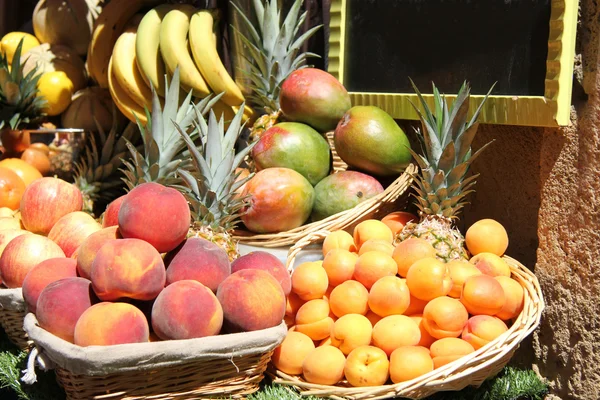 Stacked fruits — Stock Photo, Image