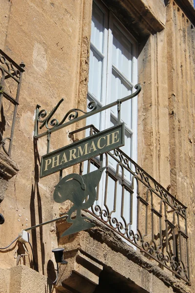 Antiguo símbolo de Farmacia en Francia — Foto de Stock