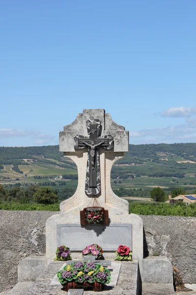 Cruzamento Headstone — Fotografia de Stock