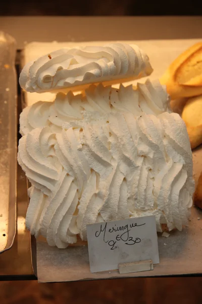 Merengue e biscoitos — Fotografia de Stock