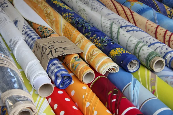 Provencal fabrics — Stock Photo, Image
