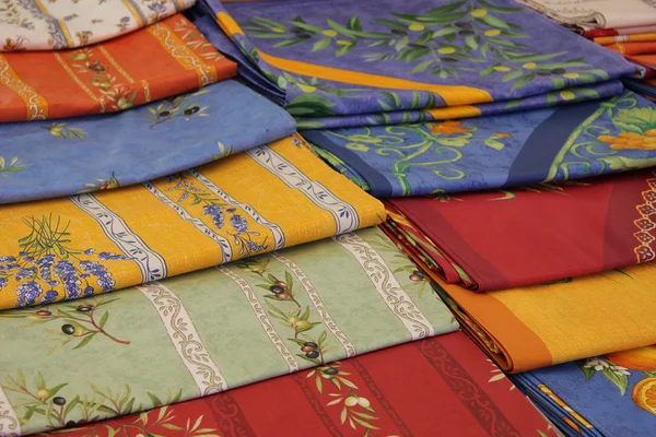Provencal fabrics — Stock Photo, Image