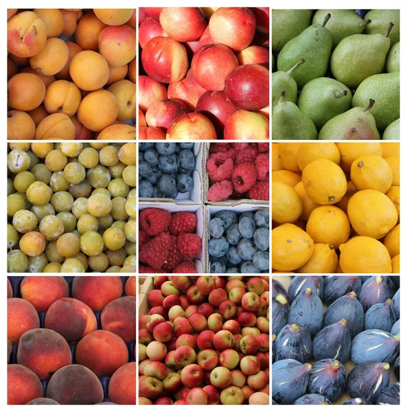Kolaż owoców — Zdjęcie stockowe