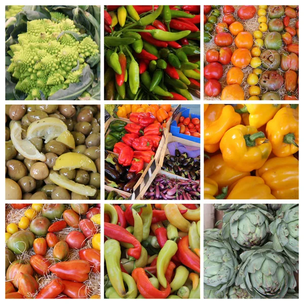 Vegetable collage XL — Stock Photo, Image