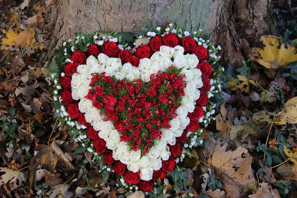 Taziye Çiçek şekilli kalp — Stok fotoğraf