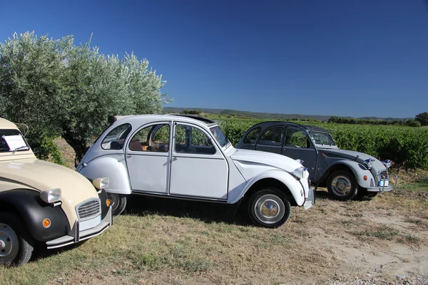 Coches franceses clásicos — Foto de Stock